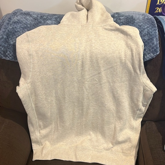 Polo by Ralph Lauren Men's Cream Full Zip Thick Lined Hoodie - Picture 8 of 9